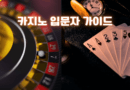 카지노 입문자 가이드